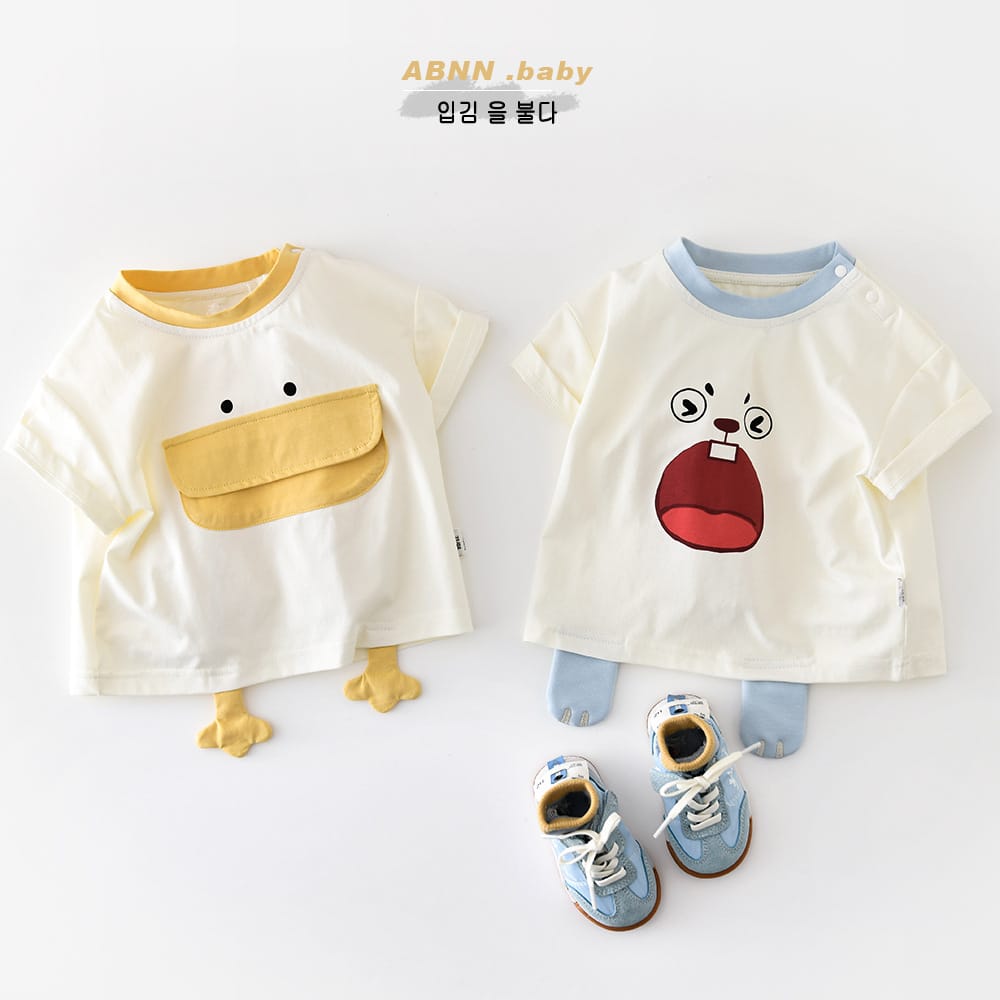 Playful Animal Graphics Tee アニマル 半袖Tシャツ【mh0012864】 ABNN 半袖Tシャツ