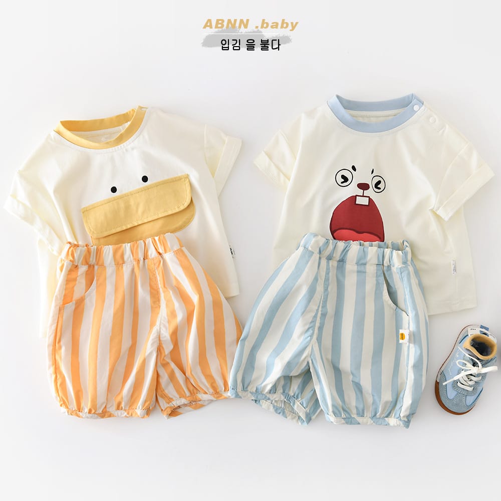 Playful Animal Graphics Tee アニマル 半袖Tシャツ【mh0012864】 ABNN 半袖Tシャツ