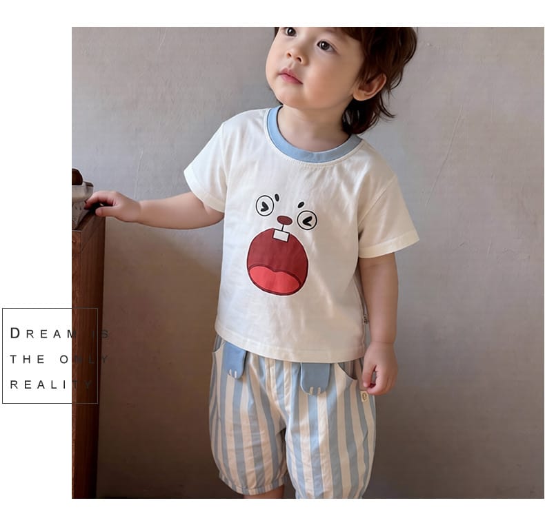 Playful Animal Graphics Tee アニマル 半袖Tシャツ【mh0012864】 ABNN 半袖Tシャツ