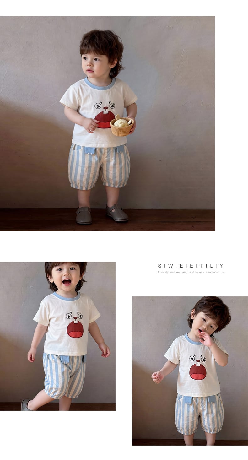 Playful Animal Graphics Tee アニマル 半袖Tシャツ【mh0012864】 ABNN 半袖Tシャツ