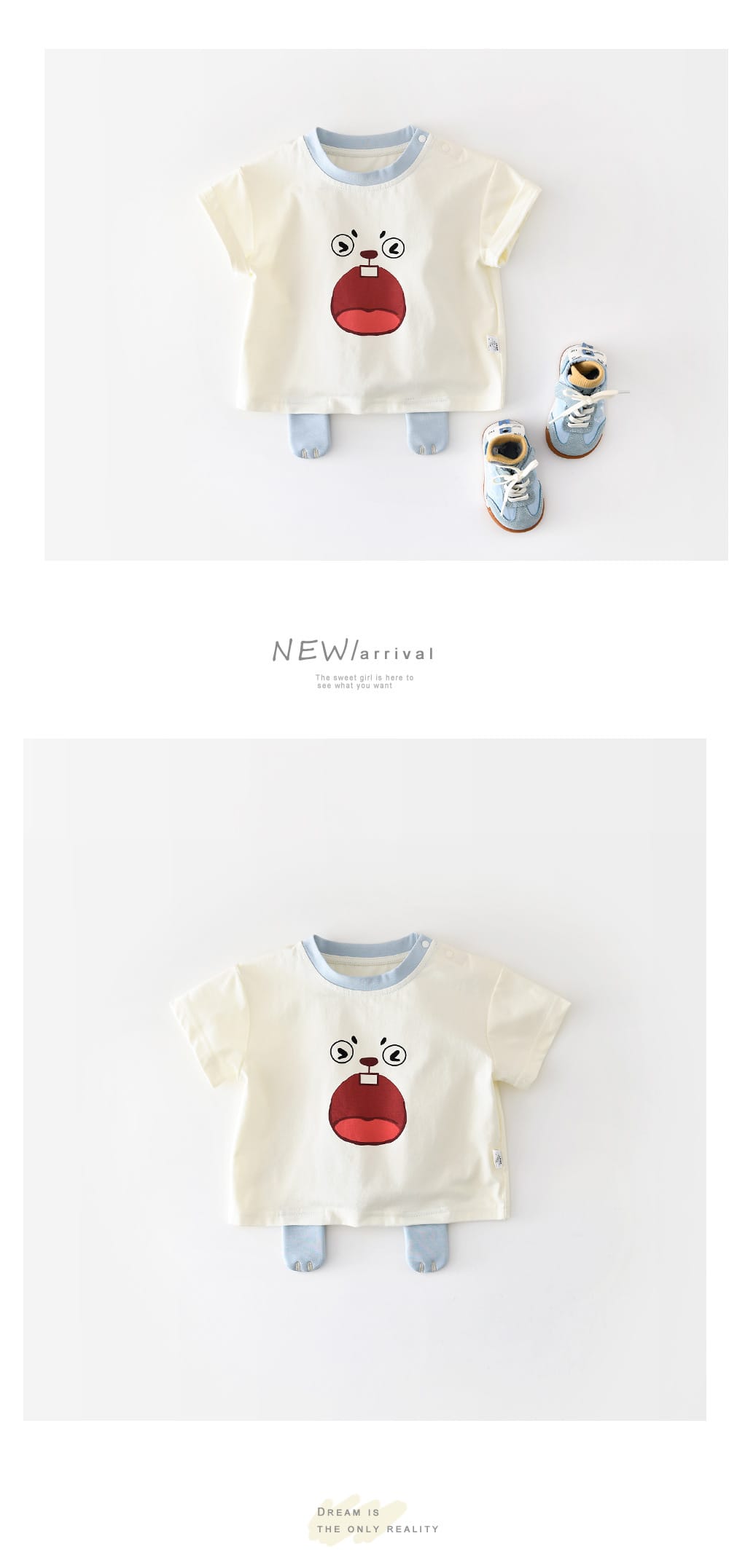 Playful Animal Graphics Tee アニマル 半袖Tシャツ【mh0012864】 ABNN 半袖Tシャツ
