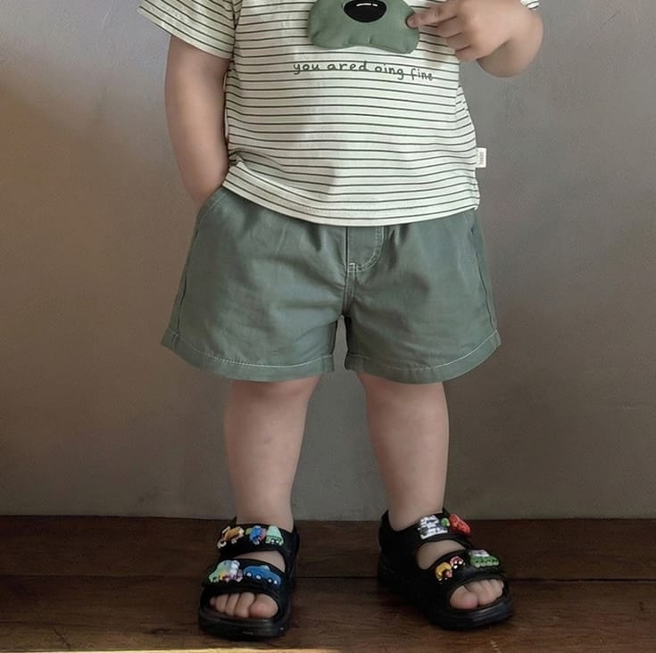 Playful Animal Pocket Shorts コットン ショートパンツ【mh0012862】 ABNN ハーフパンツ・ショートパンツ
