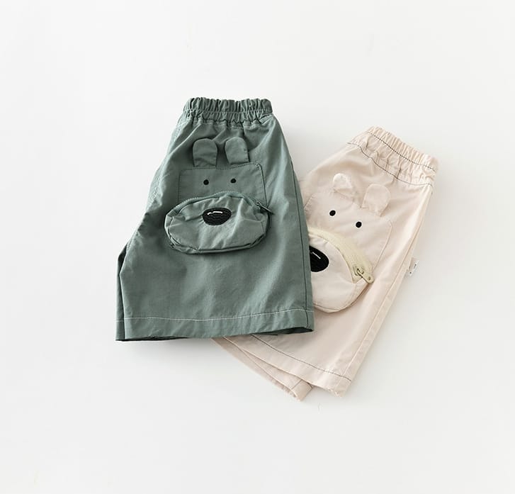 Playful Animal Pocket Shorts コットン ショートパンツ【mh0012862】 ABNN ハーフパンツ・ショートパンツ