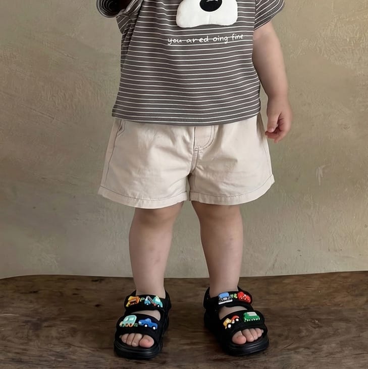 Playful Animal Pocket Shorts コットン ショートパンツ【mh0012862】 ABNN ハーフパンツ・ショートパンツ