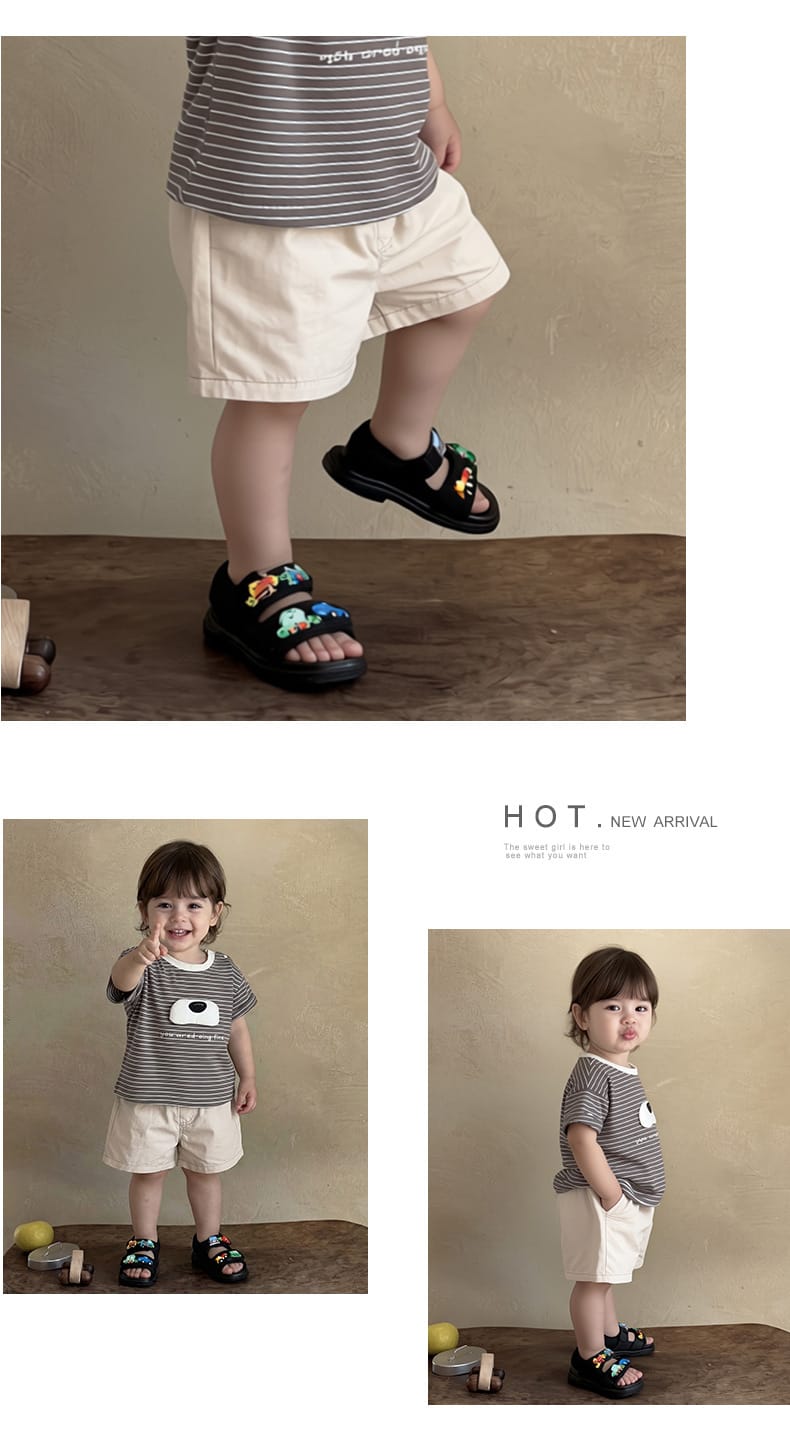 Playful Animal Pocket Shorts コットン ショートパンツ【mh0012862】 ABNN ハーフパンツ・ショートパンツ