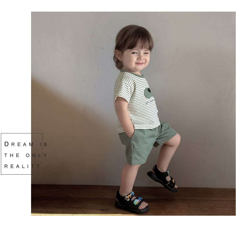 Playful Animal Pocket Shorts コットン ショートパンツ【mh0012862】 ABNN ハーフパンツ・ショートパンツ