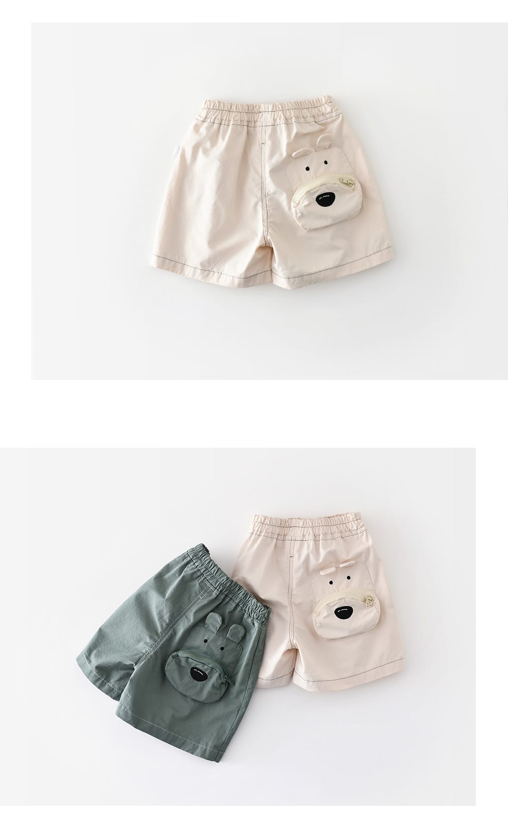 Playful Animal Pocket Shorts コットン ショートパンツ【mh0012862】 ABNN ハーフパンツ・ショートパンツ