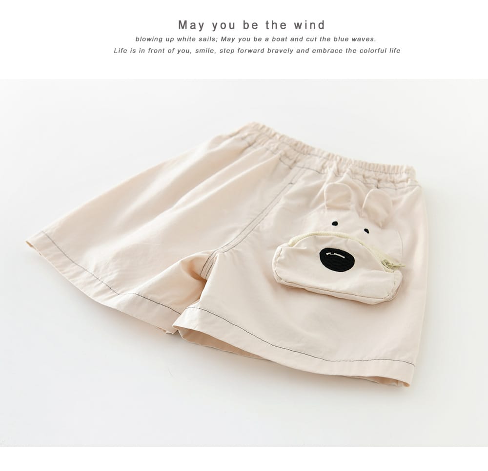 Playful Animal Pocket Shorts コットン ショートパンツ【mh0012862】 ABNN ハーフパンツ・ショートパンツ