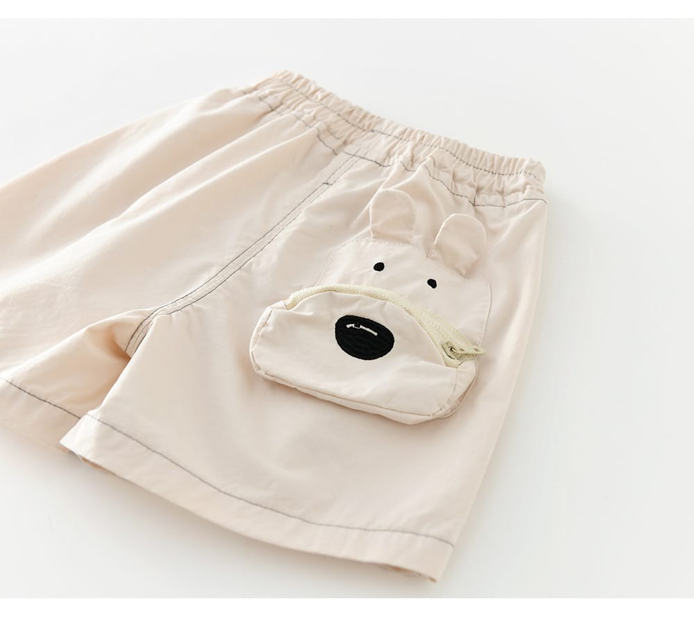 Playful Animal Pocket Shorts コットン ショートパンツ【mh0012862】 ABNN ハーフパンツ・ショートパンツ