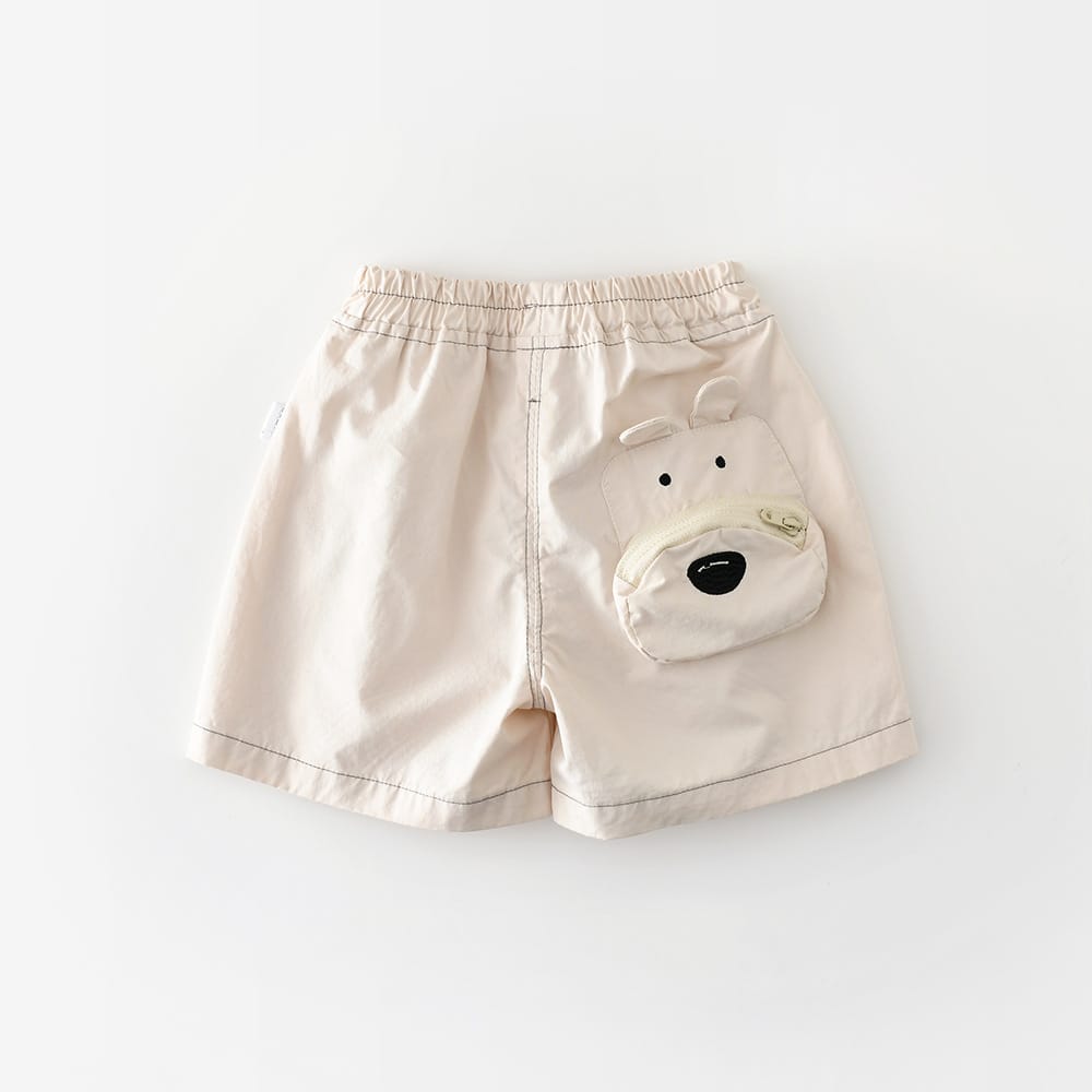 Playful Animal Pocket Shorts コットン ショートパンツ【mh0012862】 Beige / 73cm ABNN ハーフパンツ・ショートパンツ