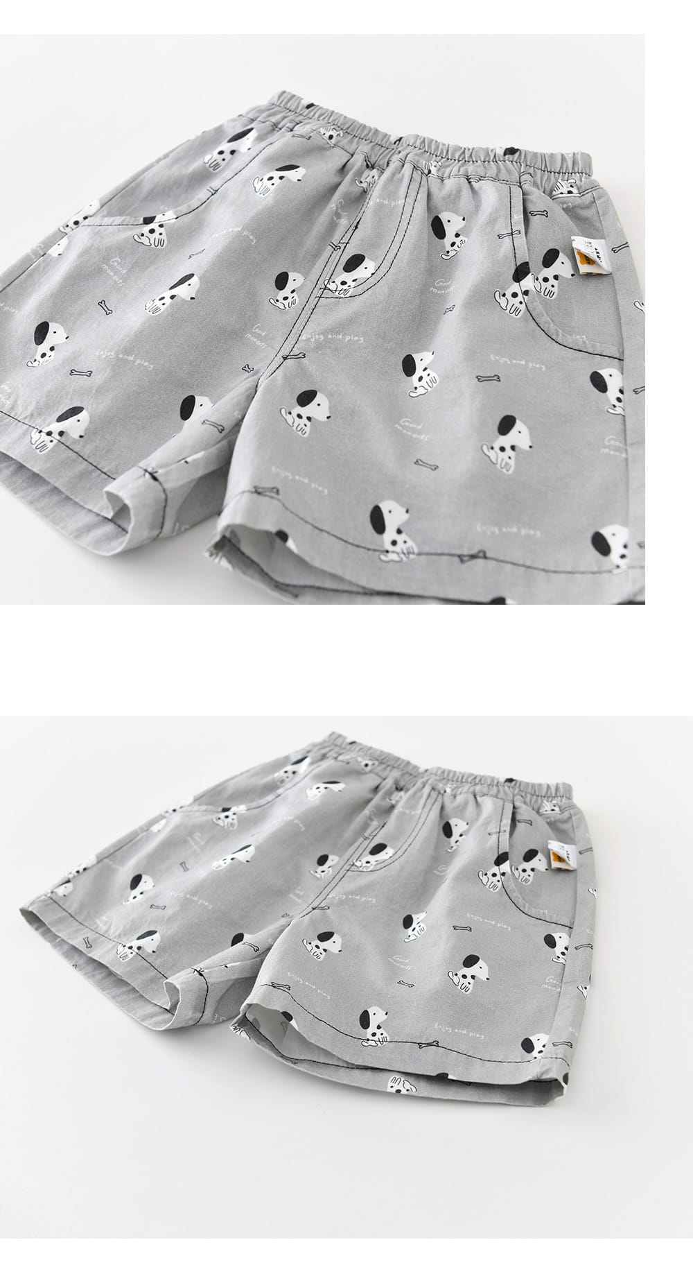 Playful Puppy Co-ord 半袖Tシャツ ショートパンツ セットアップ【mh0012861】 ABNN 半袖セットアップ