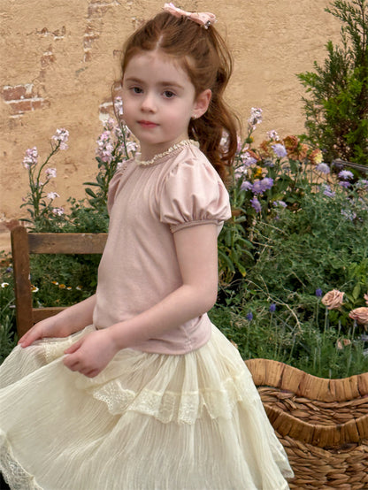 Pleated Lace Midi Skirt プリーツ レース ミディ丈スカート【mh0012426】 Chengle