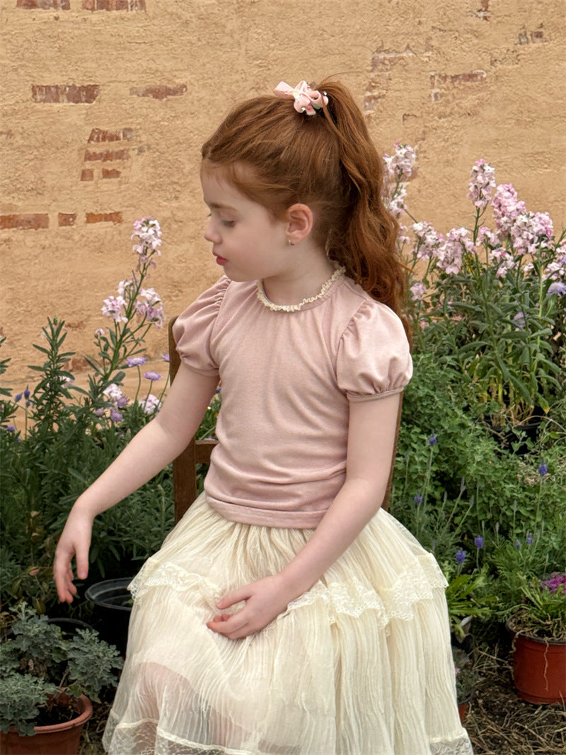 Pleated Lace Midi Skirt プリーツ レース ミディ丈スカート【mh0012426】 Chengle