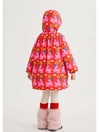 ショートコート・ジャケット・ジャンパー poco blush | Altay Scroll Reversible Cotton Coat ソイファイバー リバーシブル 中綿コート【mh0020016】