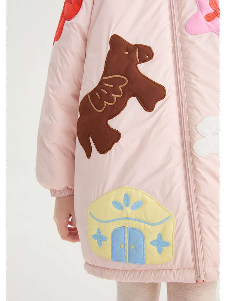 ショートコート・ジャケット・ジャンパー poco blush | Altay Scroll Reversible Cotton Coat ソイファイバー リバーシブル 中綿コート【mh0020016】