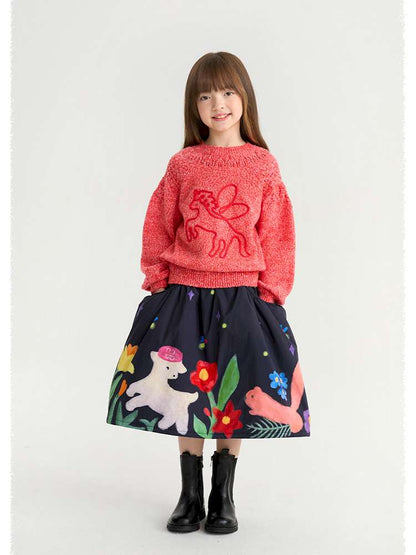 スカート poco blush | Altay Stars Soybean Cotton Skirt ソイファイバー 中綿 キルトスカート【mh0020007】