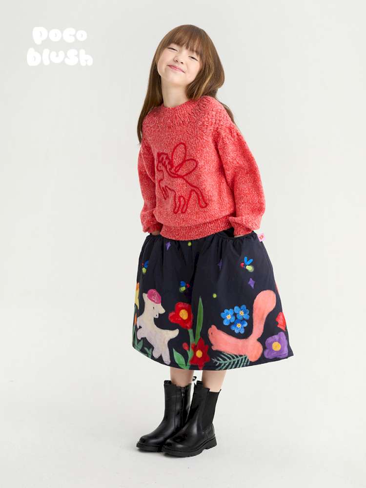 スカート poco blush | Altay Stars Soybean Cotton Skirt ソイファイバー 中綿 キルトスカート【mh0020007】