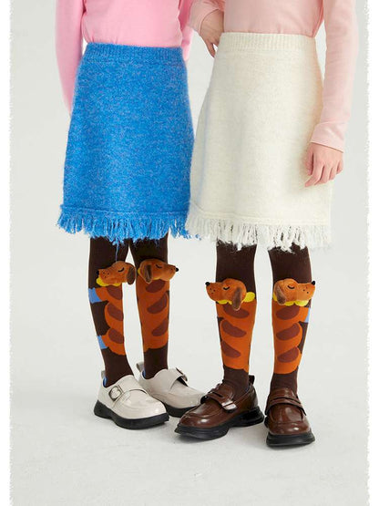 長袖セットアップ poco blush | Braid Puppy Wool Blend Sweater ツイストパン犬 ウール混 ふわふわニット【mh0020030】