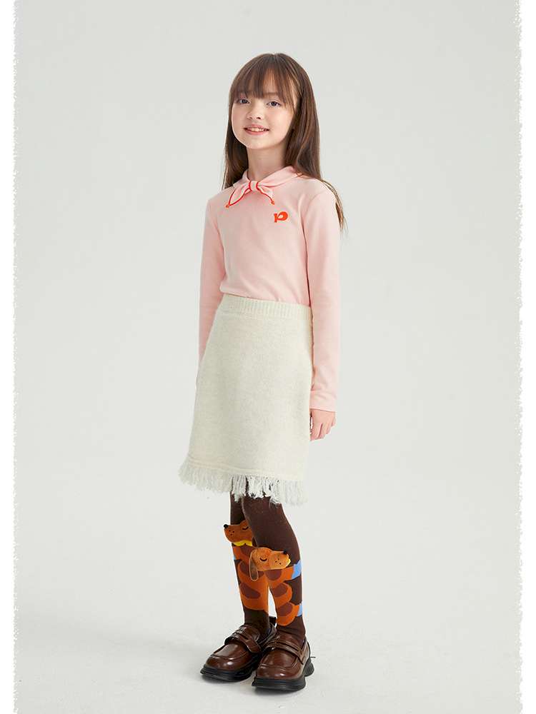 長袖セットアップ poco blush | Braid Puppy Wool Blend Sweater ツイストパン犬 ウール混 ふわふわニット【mh0020030】