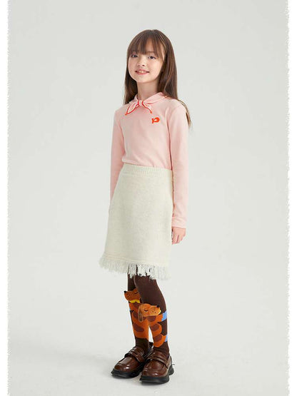 長袖セットアップ poco blush | Braid Puppy Wool Blend Sweater ツイストパン犬 ウール混 ふわふわニット【mh0020030】