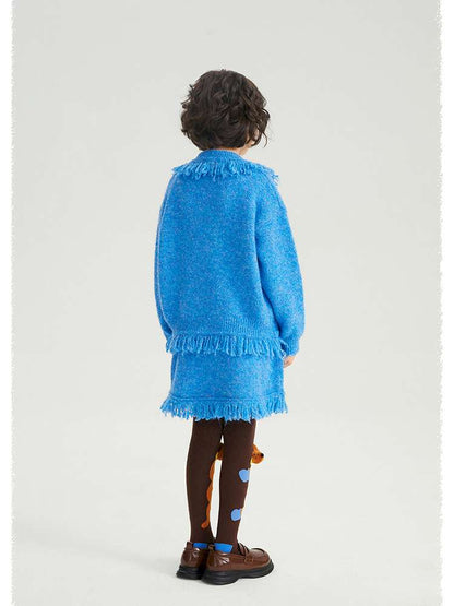 長袖セットアップ poco blush | Braid Puppy Wool Blend Sweater ツイストパン犬 ウール混 ふわふわニット【mh0020030】