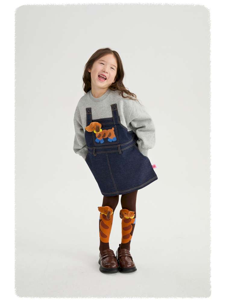 レギンスパンツ poco blush | Bread Puppy 3D Plush Leggings パピー 立体 ぬいぐるみ レギンス【mh0020000】