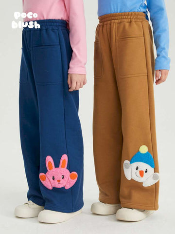 ロングパンツ・スウェットパンツ poco blush | Double Weave Fleece Pants ダブルフェイス 裏起毛 ポケットパンツ【mh0020032】