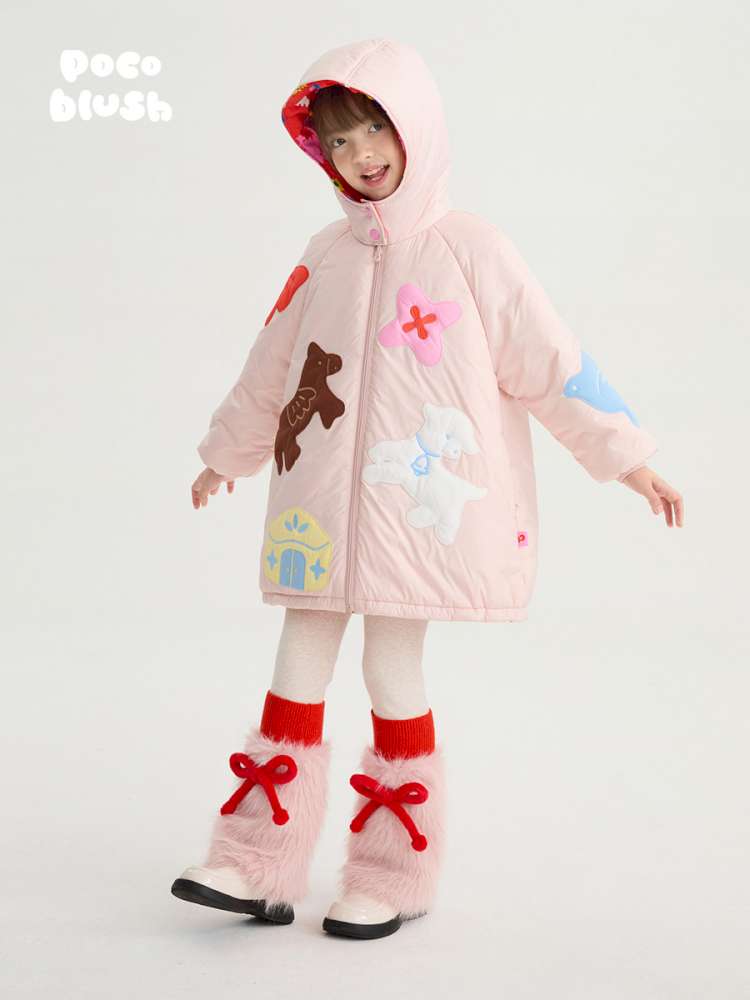 ベビーキッズその他アクセサリー poco blush | Lamb's Bow Plush Leg Warmers シープボア リボン レッグウォーマー【mh0020019】