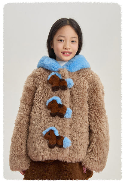 ショートコート・ジャケット・ジャンパー poco blush | Pony Doll Soybean Cotton Jacket ソイファイバー 中綿 ジャケット【mh0020010】