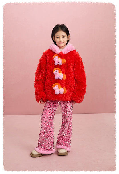 ショートコート・ジャケット・ジャンパー poco blush | Pony Doll Soybean Cotton Jacket ソイファイバー 中綿 ジャケット【mh0020010】