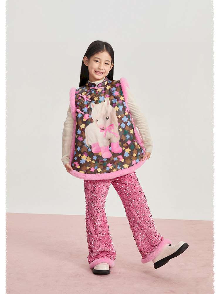 ロングパンツ・スウェットパンツ poco blush | Sequin Velvet Fleece Flared Pants スパンコール ベルベット フレアパンツ【mh0020012】