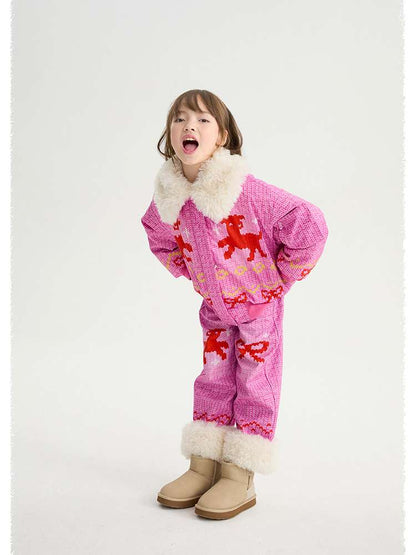 ロングパンツ・スウェットパンツ poco blush | Stick Needle Lamb Fleece Pants シープボア 防風防水 フリースパンツ【mh0020017】