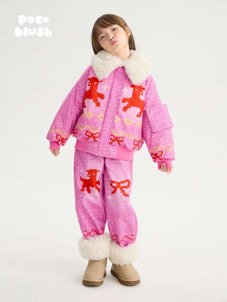 ロングパンツ・スウェットパンツ poco blush | Stick Needle Lamb Fleece Pants シープボア 防風防水 フリースパンツ【mh0020017】