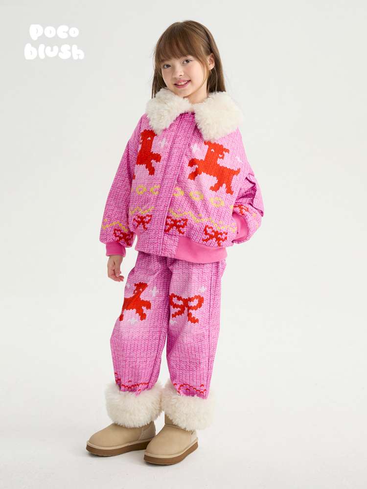 ロングパンツ・スウェットパンツ poco blush | Stick Needle Lamb Fleece Pants シープボア 防風防水 フリースパンツ【mh0020017】