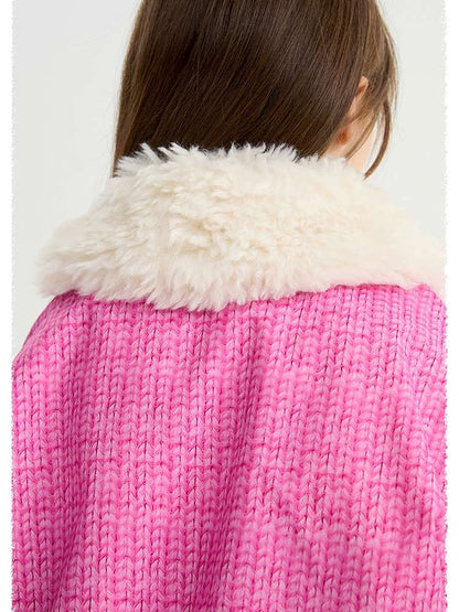 長袖セットアップ poco blush | Stick Needle Lamb Plush Cotton Jacket シープボア 中綿 防風防水ジャケット【mh0020013】