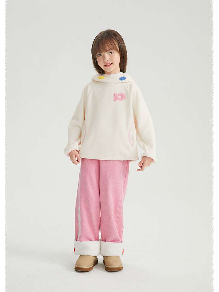 トレーナー・フーディ poco blush | Strawberry Cake Fleece Sweatshirt 立体ドール付き 裏起毛トレーナー【mh0020027】
