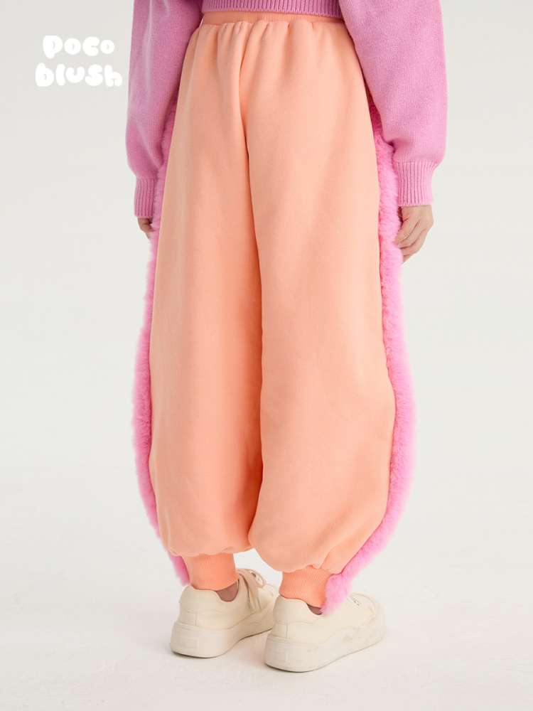 ロングパンツ・スウェットパンツ poco blush | Swan Wings Fleece Sweatpants 裏起毛 スウェットパンツ【mh0020018】