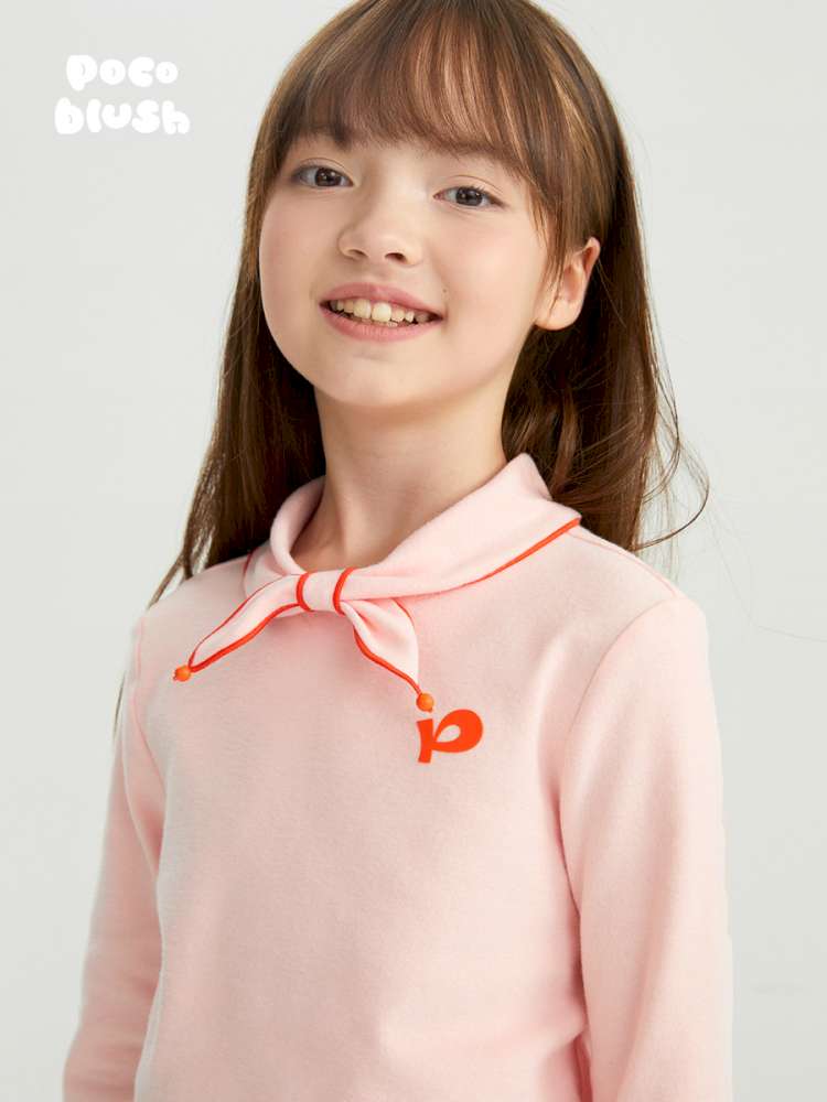 長袖Tシャツ poco blush | Butterfly's Gift Fleece Base Jacket バタフライ 裏起毛 ストレッチインナー【mh0020038】