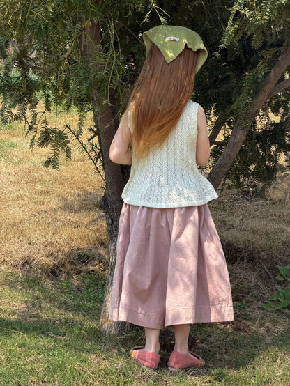 Pointelle Knit Vest アイレット ノースリーブトップス【mh0013054】 Jianzidan タンクトップ・キャミソール・ノースリーブトップス