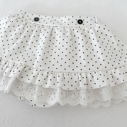 Polka Dot Blouse & Pants Set ドット柄 ブラウスセットアップ【mh0012398】 Engepapa