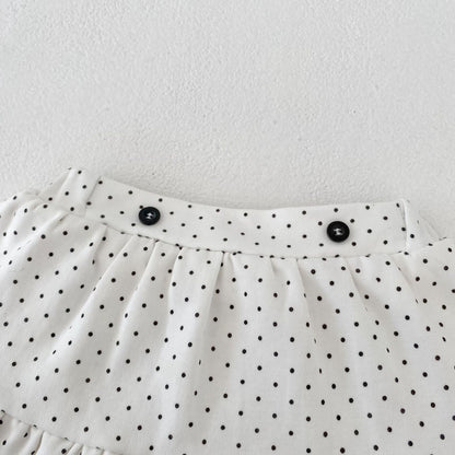 Polka Dot Blouse & Pants Set ドット柄 ブラウスセットアップ【mh0012398】 Engepapa