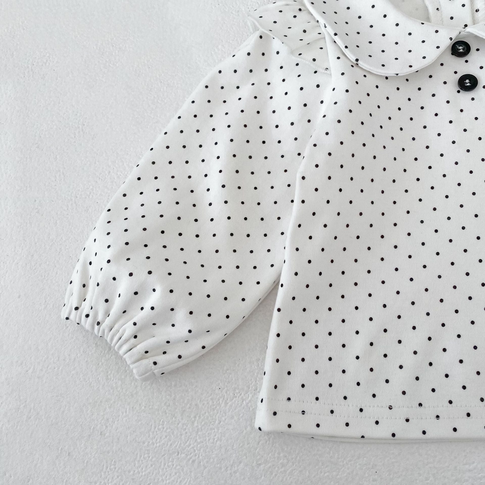 Polka Dot Blouse & Pants Set ドット柄 ブラウスセットアップ【mh0012398】 Engepapa