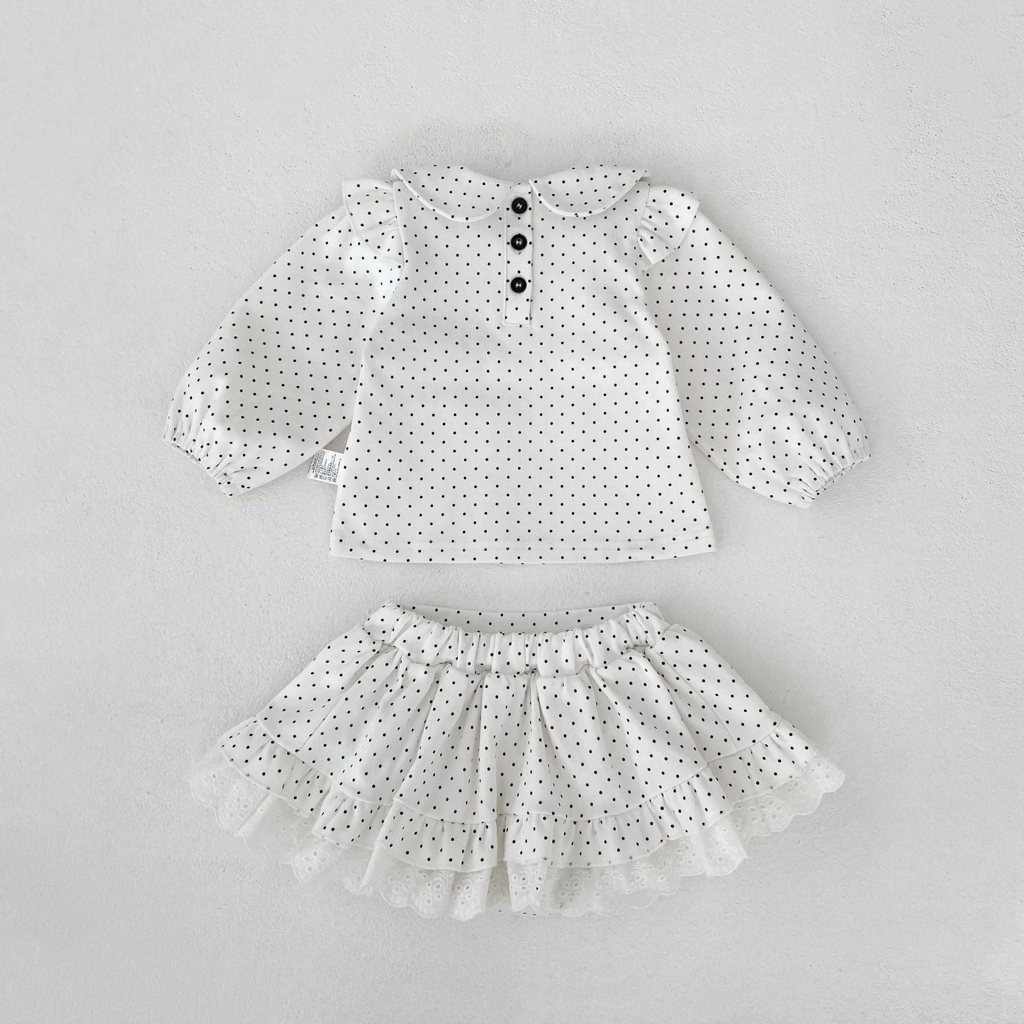 Polka Dot Blouse & Pants Set ドット柄 ブラウスセットアップ【mh0012398】 Engepapa