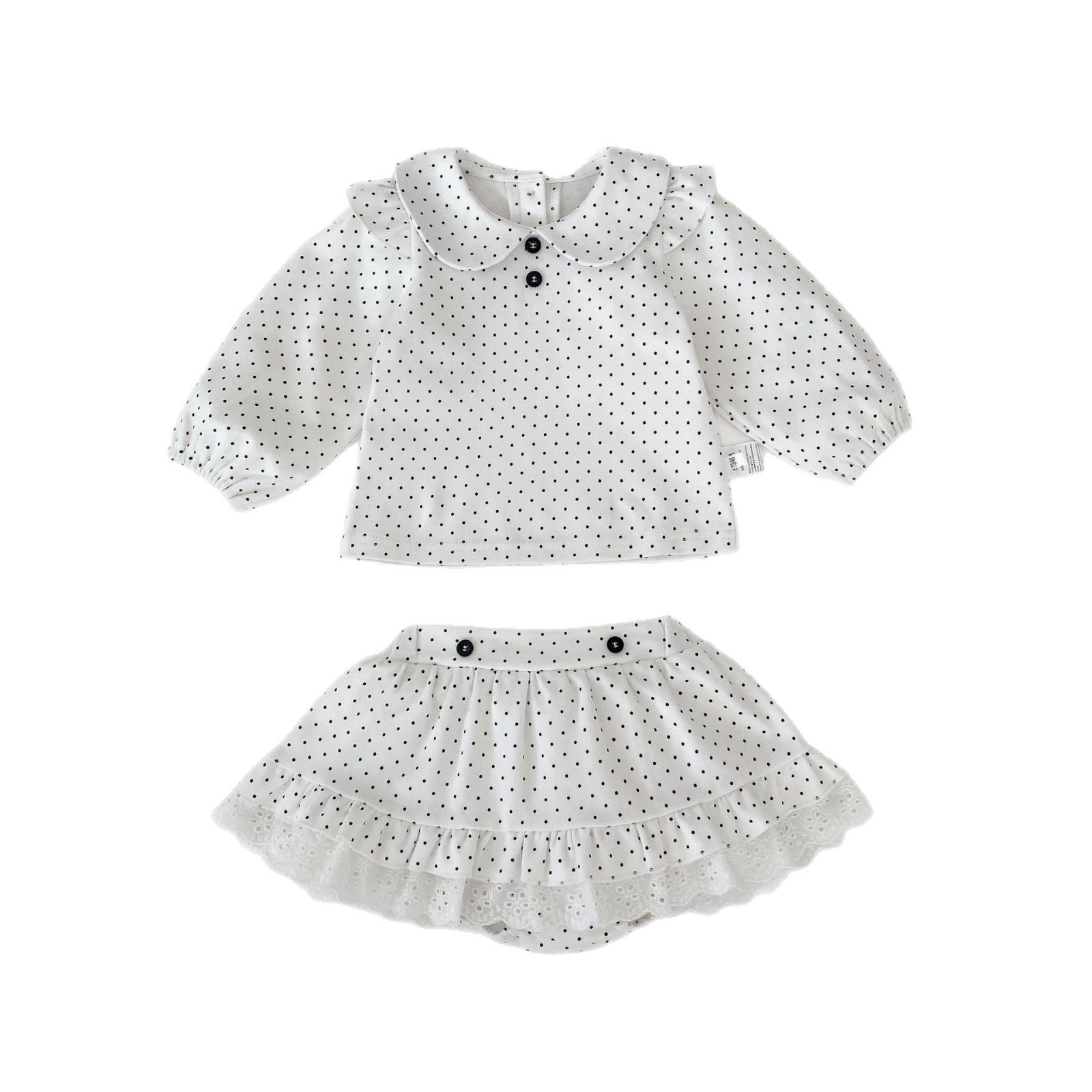 Polka Dot Blouse & Pants Set ドット柄 ブラウスセットアップ【mh0012398】 Engepapa