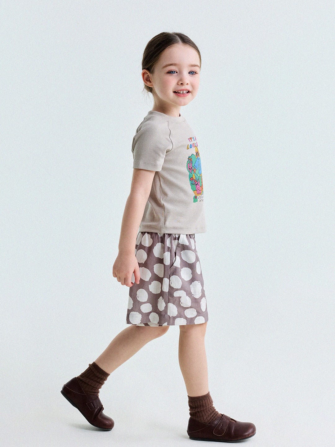 Polka Dot Cotton Linen Breathable Shorts ドット柄 ショートパンツ【mh0013206】 yunerma ハーフパンツ・ショートパンツ