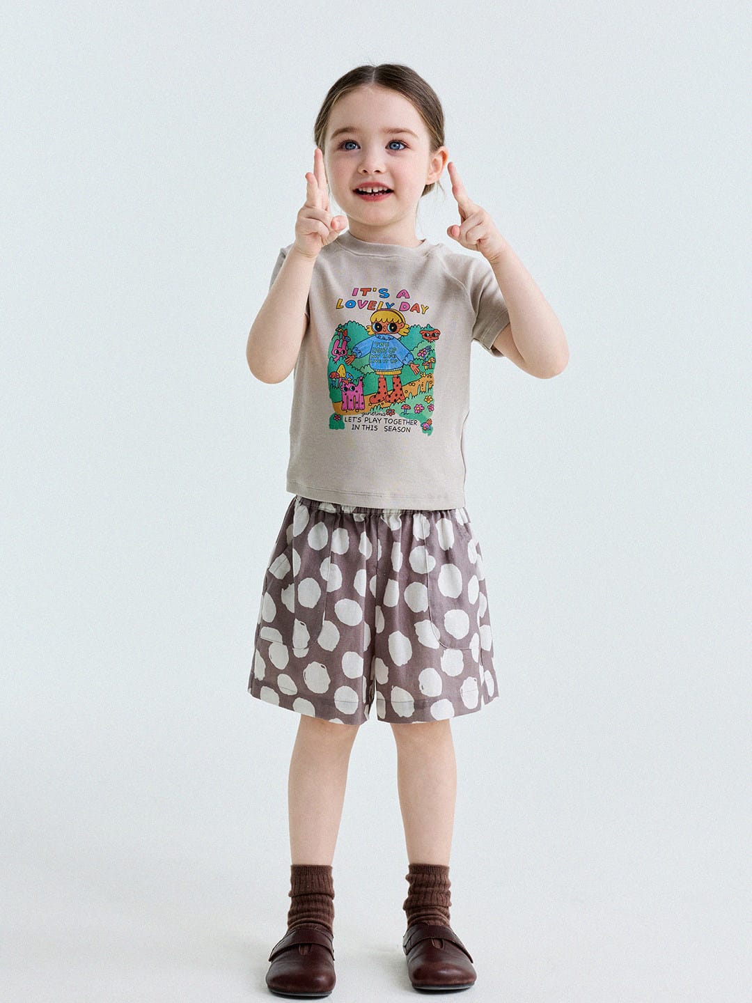 Polka Dot Cotton Linen Breathable Shorts ドット柄 ショートパンツ【mh0013206】 yunerma ハーフパンツ・ショートパンツ