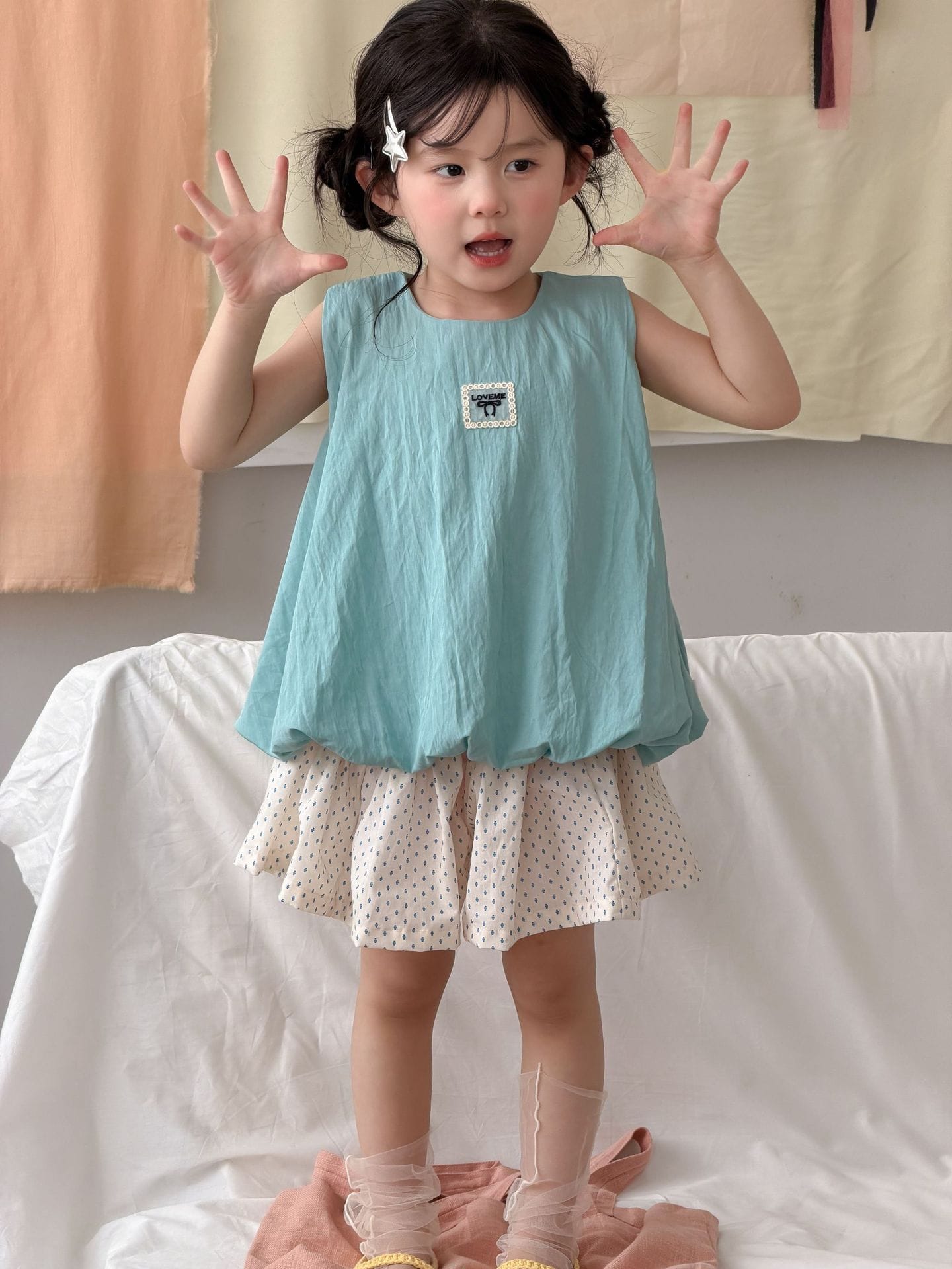 Polka Dot Cotton Ruffle Skort ドット柄 コットン キュロットパンツ【mh0012749】 MaiTianJi ハーフパンツ・ショートパンツ