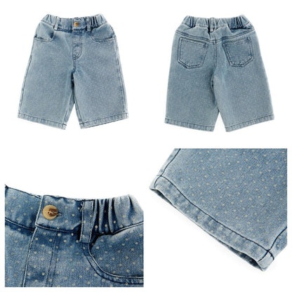 Polka Dot Denim Trousers ドット柄 デニム パンツ【mh0012374】 HEY BOOBII