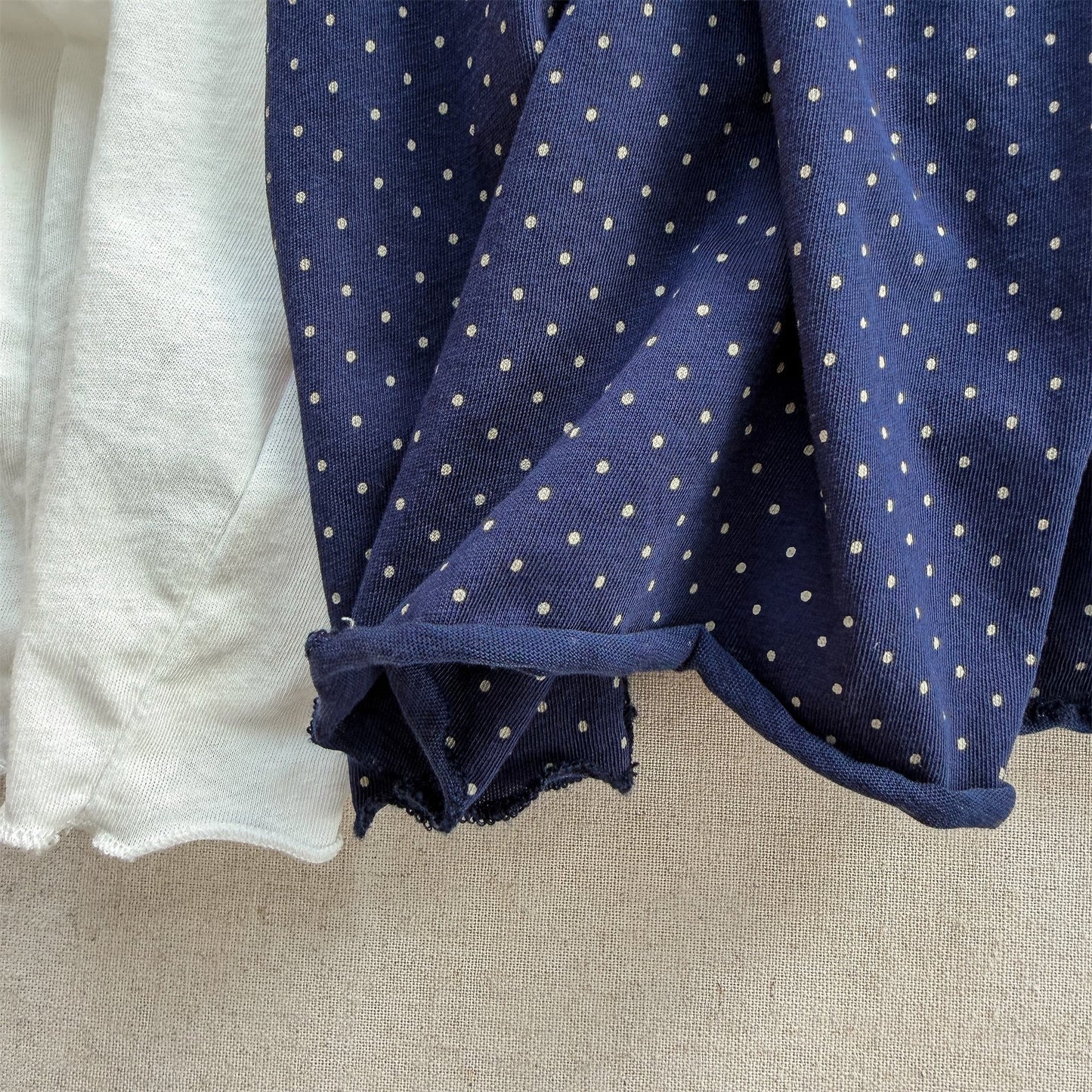 Polka Dot Long Sleeve Top ドット柄 長袖 Tシャツ【mh0012464】 ADbaby 長袖Tシャツ