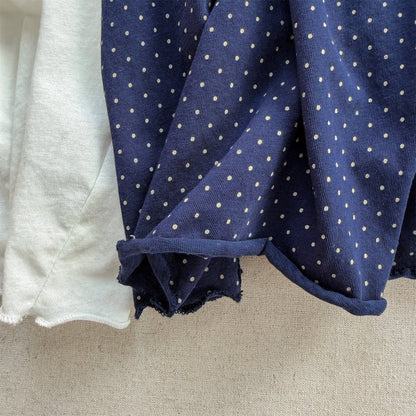 Polka Dot Long Sleeve Top ドット柄 長袖 Tシャツ【mh0012464】 ADbaby 長袖Tシャツ